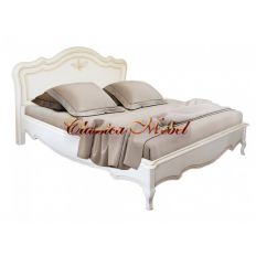 Кровать Трио (белая эмаль, 190см)