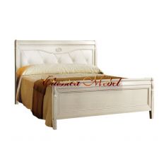Кровать Лика (белая эмаль, 160см)
