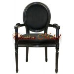 Кресло Diella black velvet