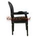 Кресло Diella black velvet