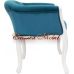 Кресло Kandy blue+white