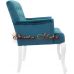 Кресло Deron blue+white