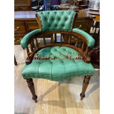 Кресло CORA-M LG (зеленая кожа)