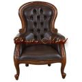 Кресло PAC 1 (коричневая кожа)