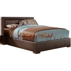 Кровать коричневая h114 L226 w206см