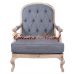 Кресло с банкеткой Honesta grey (комплект)